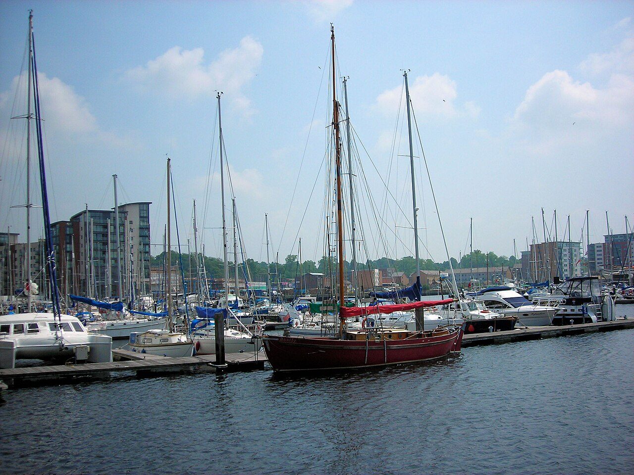 Ipswich Waterfront and marina